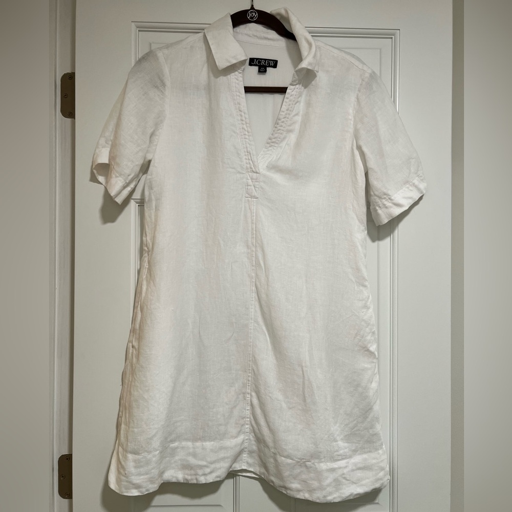 J Crew XSP Linen Dress
